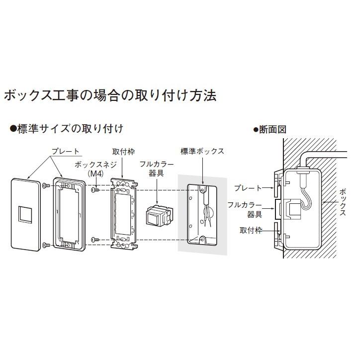 Panasonic パナソニック フルカラー配線器具 モダンプレート 標準 