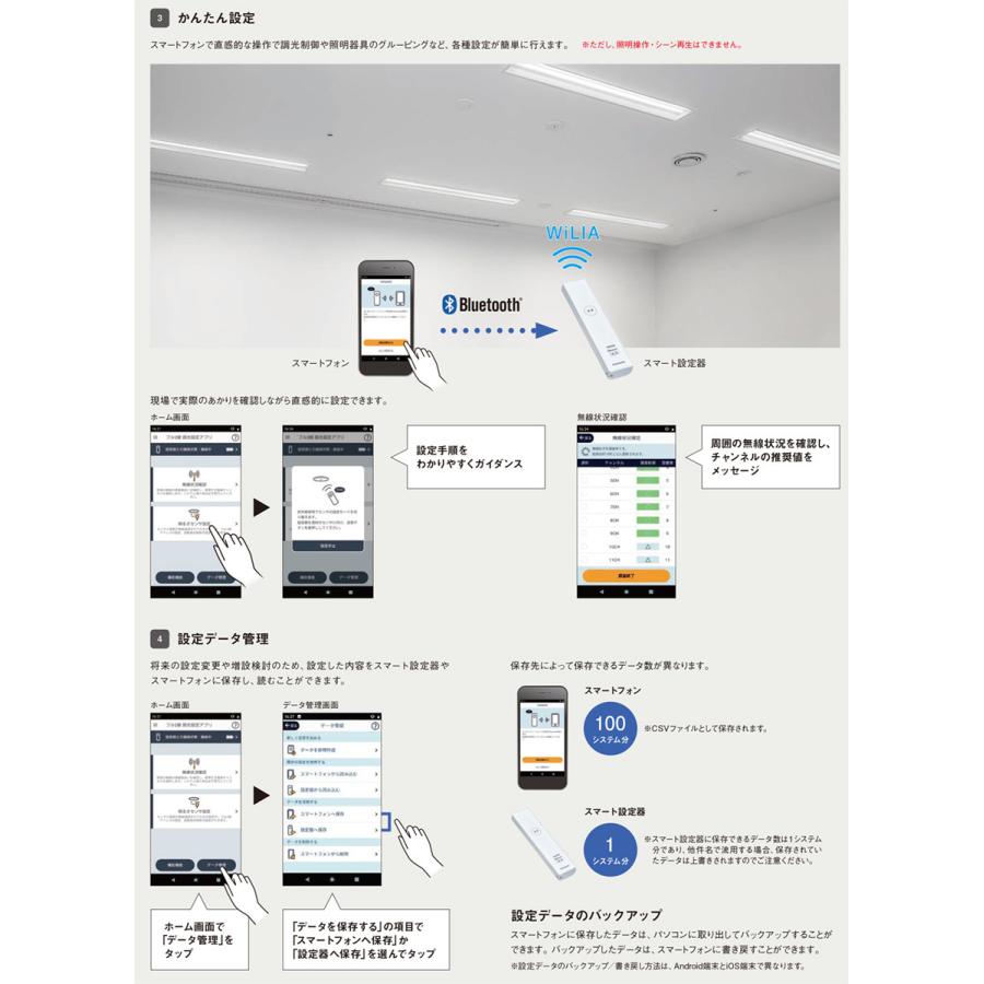 パナソニック WiLIA無線調光シリーズ フル2線式リモコンタイプ 