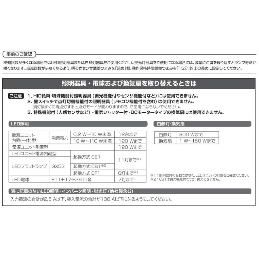 Panasonic（パナソニック） 天井取付熱線センサ付自動スイッチ 4線式