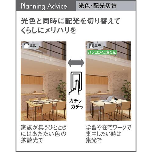 Panasonic（パナソニック） 天井・壁直付型 据置取付型 LED(温白色 昼