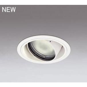 ODELIC LED高効率ユニバーサルダウンライト CDM-T35W相当 オフホワイト 46° Φ125 電球色 調光器対応 XD402205