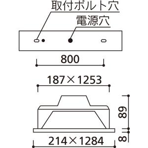 ODELIC　LEDベースライト 埋込 下面開放型 電球色-昼光色 調光調色 対応コントローラー別売 Hf32W定格出力相当 高演色 LEDランプ付き　XD566101R1M_5