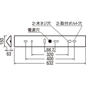 ODELIC　LEDキッチンライト 直付 昼白色 FL20W×2灯相当 高演色 LEDランプ付き　XL551719R1｜alllight｜05