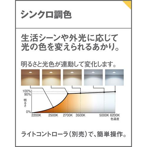 パナソニック ペンダントライト 直付タイプ 60形電球1灯器具相当 LEDフラットランプ（ランプ付） XLGB1042CU1(LGB10828+LLD2000CU1)の画像