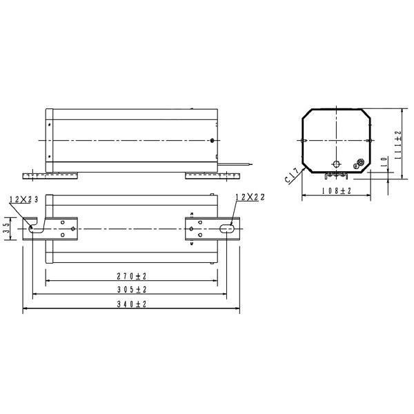 Panasonic（パナソニック） 水銀灯用安定器 （200V用 一般形 1灯用 高