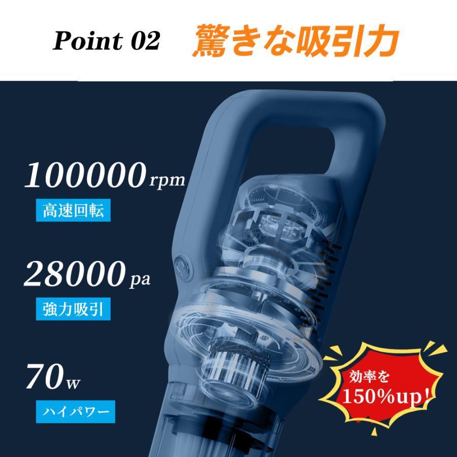 掃除機 コードレス コードレス掃除機 28000pa スティック型 送料無料