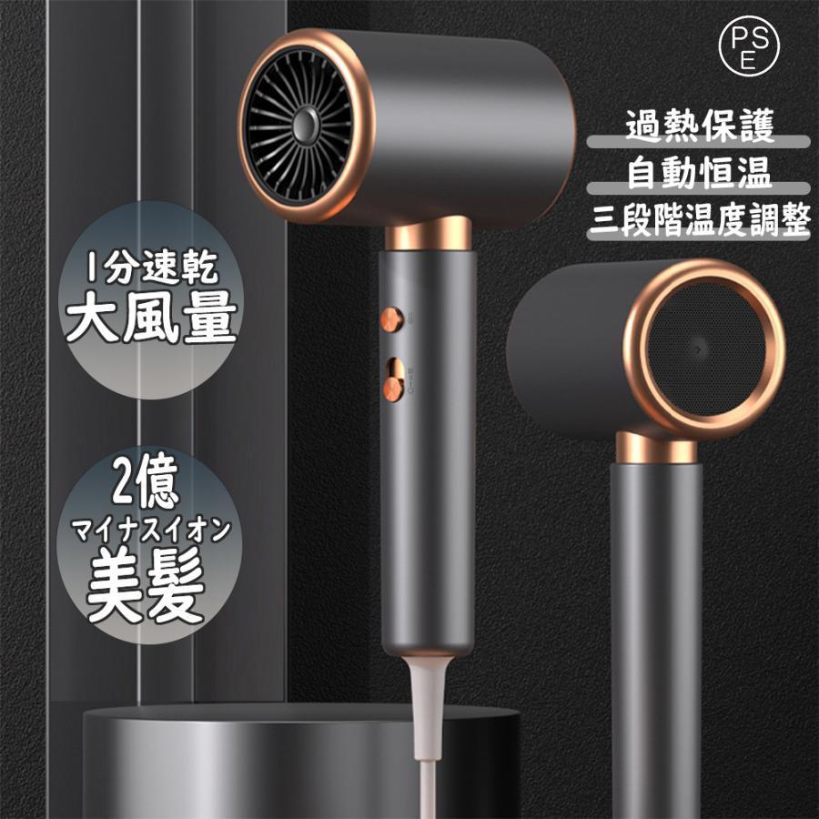 ヘアドライヤー 速乾 2000W マイナスイオン おすすめ ドライヤー 大