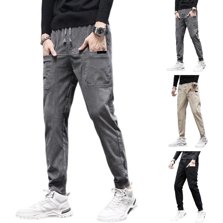 コーデュロイ マルチポケット カジュアルパンツ コーデュロイ