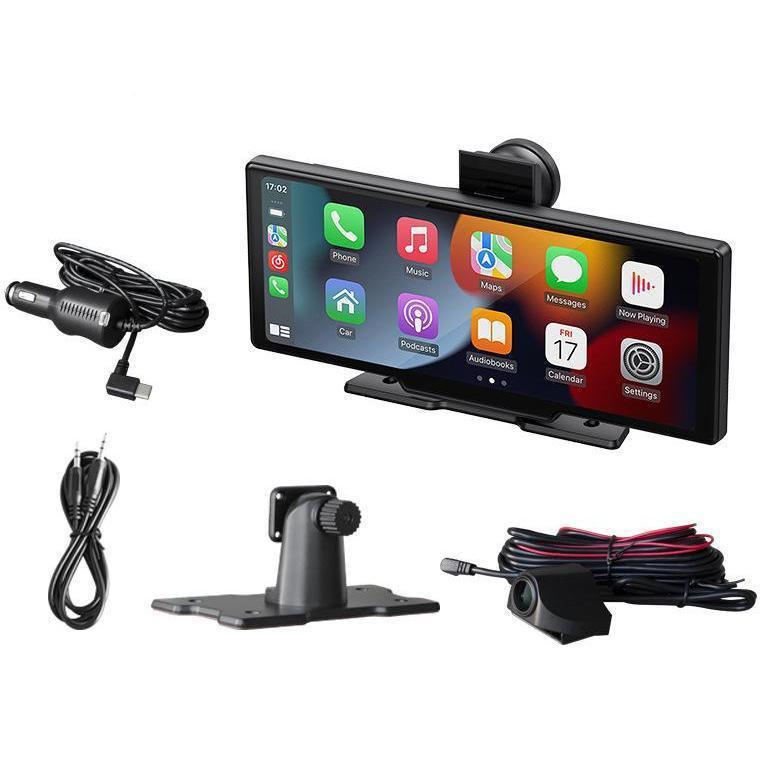 ディスプレイオーディオ 10インチ ポータブル カーオーディオ ドライブレコーダ Amazon.co.jp: DOGBOOワイヤレスCarplay/AndroidAuto対応カー