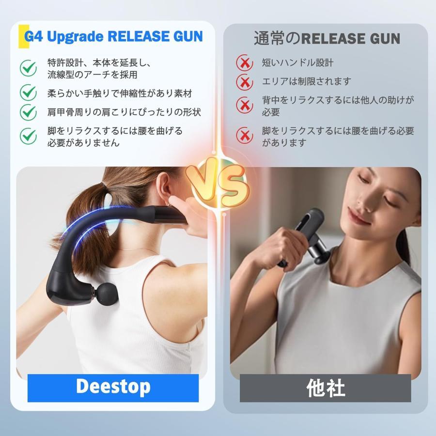 筋膜ガン 弾力性アーム 背中リリースガン 筋膜リリースガン 筋肉