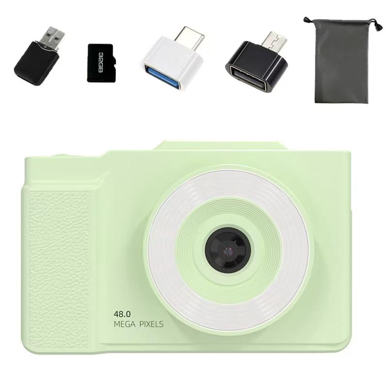 4Kデジタルカメラ 写真撮影用 オートフォーカス 48MP 32GBカード 4Kデジタルカメラ デジカメ 4K動画撮影 4800万画素 コンパクトオート