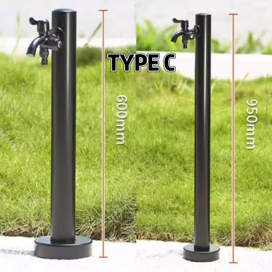 立水栓 おしゃれ 水栓 ガーデニング りっすいせん 不銹鋼材質 結實 耐摩耗性 防寒 立ち水栓 屋外 水栓柱 屋外の別荘 公園 庭園 中庭に最適 屋外 立水栓 蛇口 |  | 08