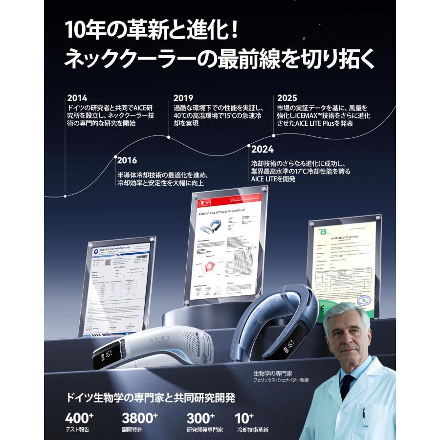 RANVOO AICE ネッククーラー 冷却機能付き 楽天市場】2025年モデル ネッククーラー AICE LITEプラス RANVOO
