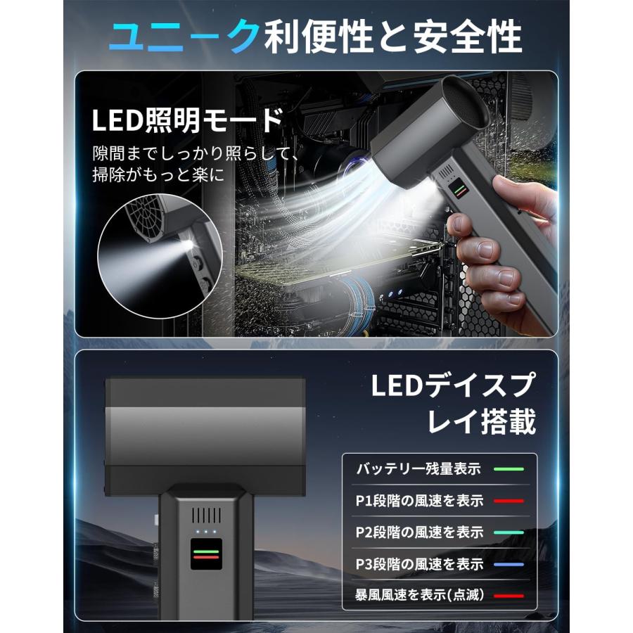 最新登場 ブロワー エアーブロワー 洗車【1500g爆風推力・160m/s圧倒的