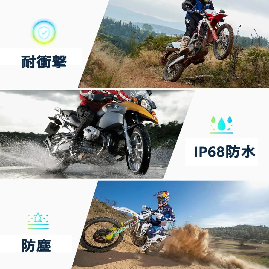 最新設計 8インチ バイク用ディスプレイオーディオ バイクナビ バイク
