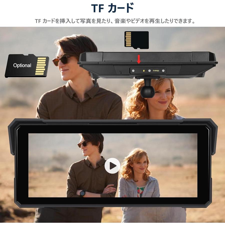 バイクディスプレイオーディオ 6.25インチIPSタッチスクリーン ワイヤレス Amazon | LAMTTO バイクディスプレイオーディオ 6.25インチIPS