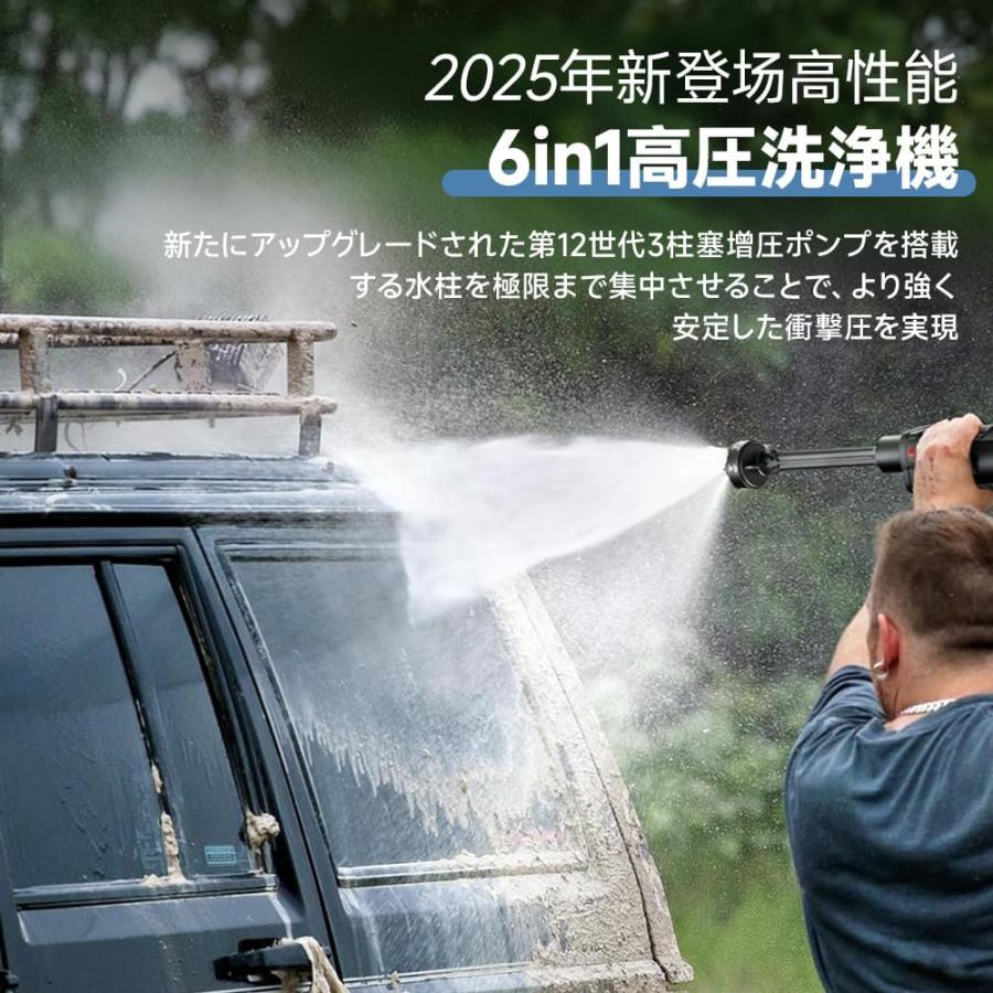 高圧洗浄機 MAX 8MPa コードレス 充電式 マキタ互換バッテリー対応