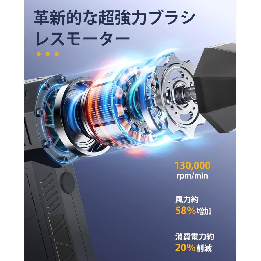 電動エアダスター エアダスター ブロワー 洗車 【圧倒的な噴射力・最大 
