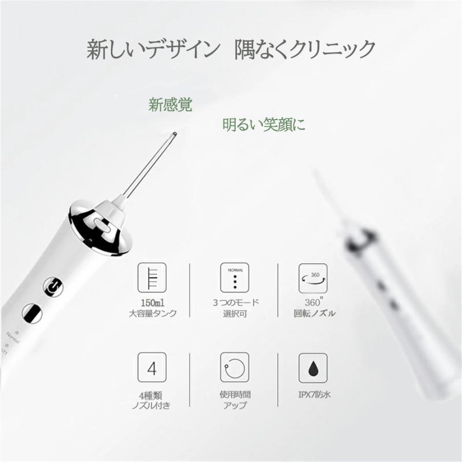 正規品 口腔洗浄器 ジェットウォッシャー 歯垢除去 強弱切り替え 口内