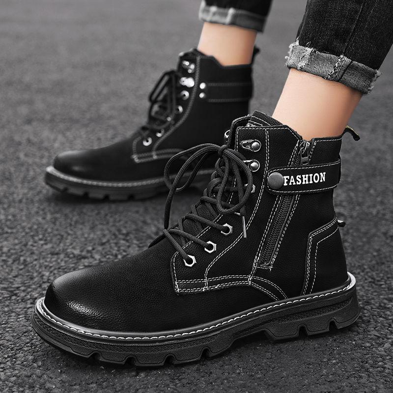 バイクシューズ メンズ ライディングブーツ ライダーブーツ ハイカット