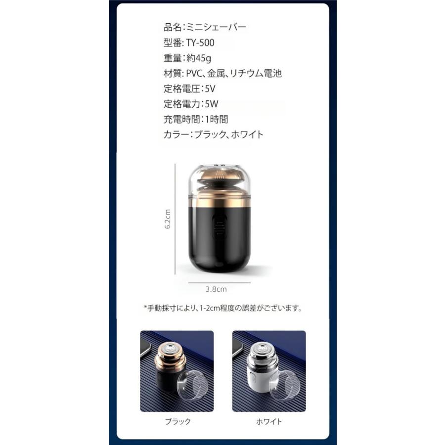 ドイツポータブル多機能電気シェーバー ミニ電気シェーバー メンズ