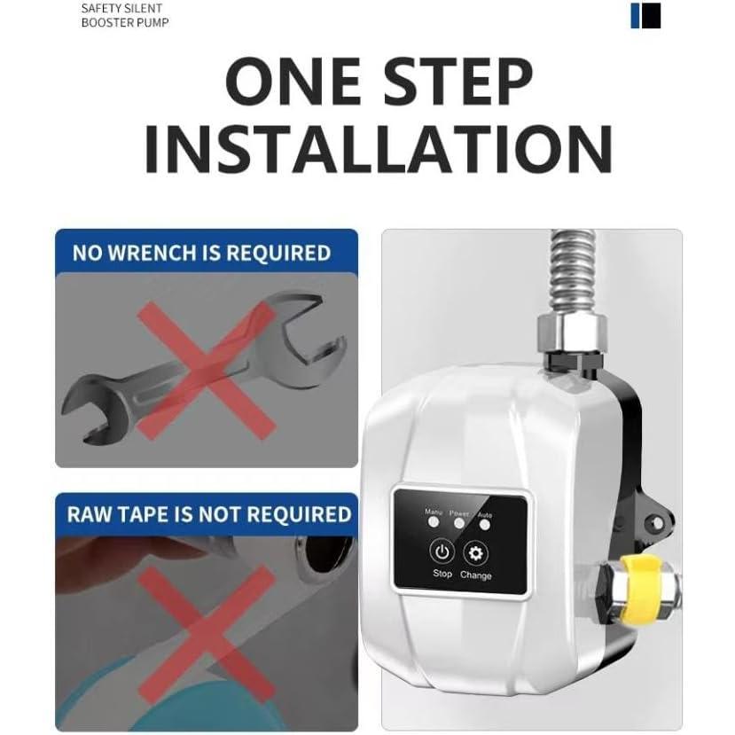 2026新型 全自動ブースターポンプ 最大流量32L/min 最大揚高28m 加圧