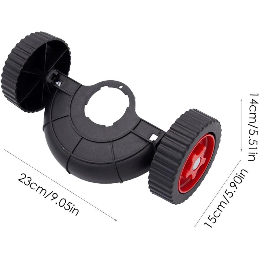 45【新品】芝刈り機 草刈り機　低騒音　補助ホイール　伸縮可　替刃付き　電動 芝刈り機補助ホイール 草刈り機支持輪 草刈り機 サポートホイール 補助