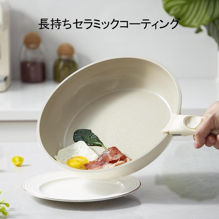 ティファール　鍋・フライパンセット　IH、ガス対応 フライパンセット ガス火・IH対応 フライパン 鍋5点セット