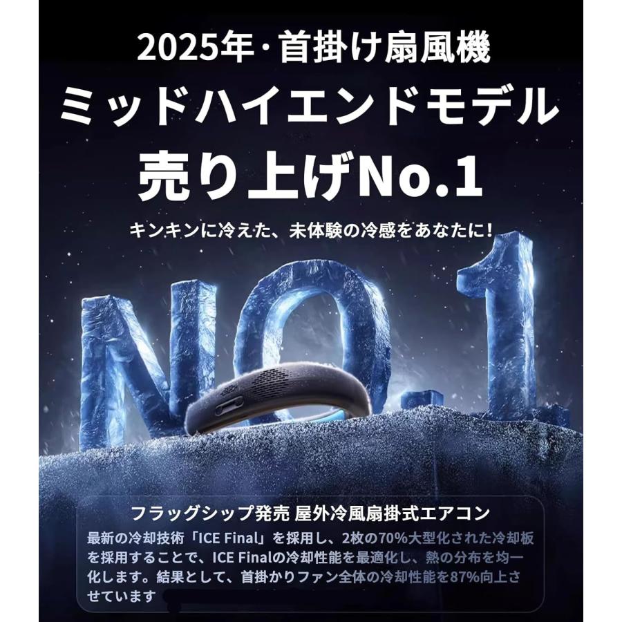 ネッククーラー 冷却プレート 首掛け扇風機 ネックファン ペルチェ 首