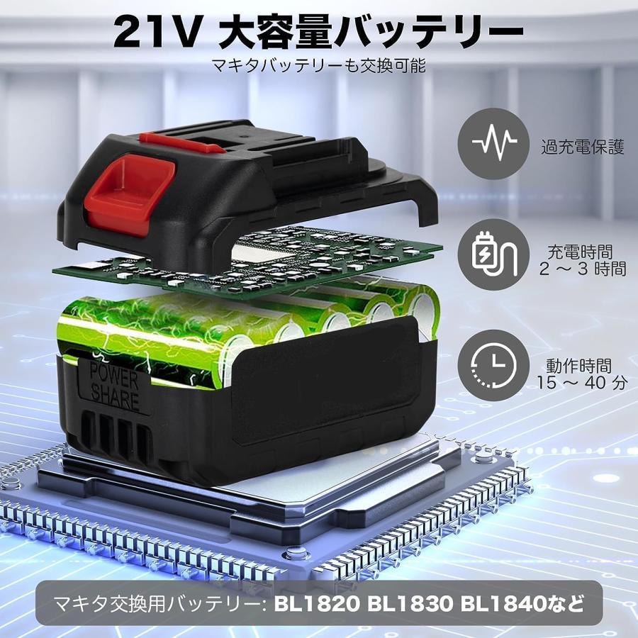高圧洗浄機 コードレス 充電式 5MPa 6IN1ノズル 家庭用 業務用 ガン