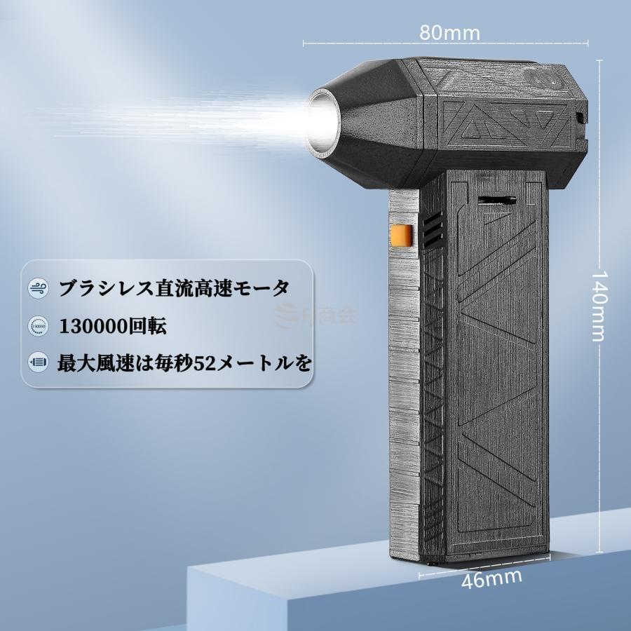 2024最新 洗車 ミニジェットファン ハイパワー電動送風機 強力