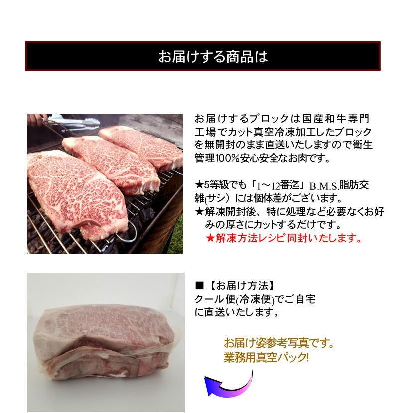 九州ブランド　黒毛和牛Ａ５等級サーロインブロック　ブロック肉 かたまり｜allmeat-co｜03