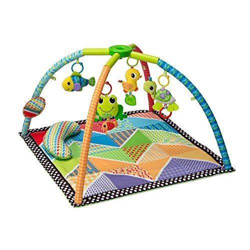Infantino Pond Pals Twist and Fold Activity Gym and Play Mat 並行輸入品