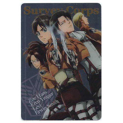 77 以上節約 進撃の巨人 メタルカードコレクション イラストカード No 36 エレン リヴァイ ハンジ エルヴィン Shipsctc Org