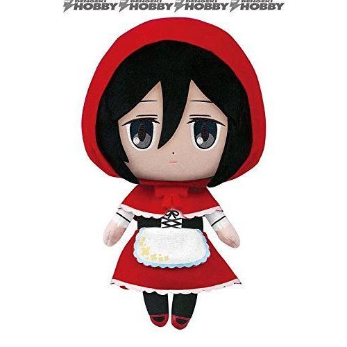 一番くじ 進撃の巨人 進撃巨人中学校文化祭の巻 D賞 赤ずきんのミカサきゅんぐるみ単品 コミック アニメ