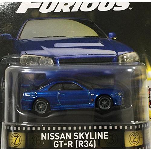 HOT　WHEELS　ホットウィール　ワイルドスピード　skyline　furious　nissan　fast　GT-R（R34）ニッサ