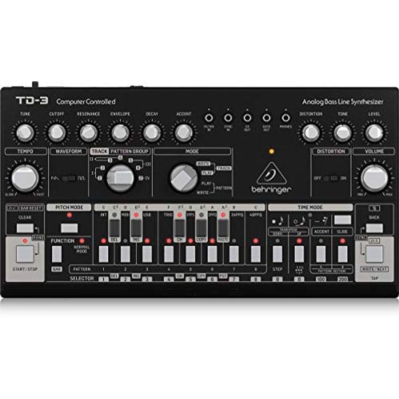 ベリンガー Behringer アナログベースラインシンセサイザー TD-3-BK