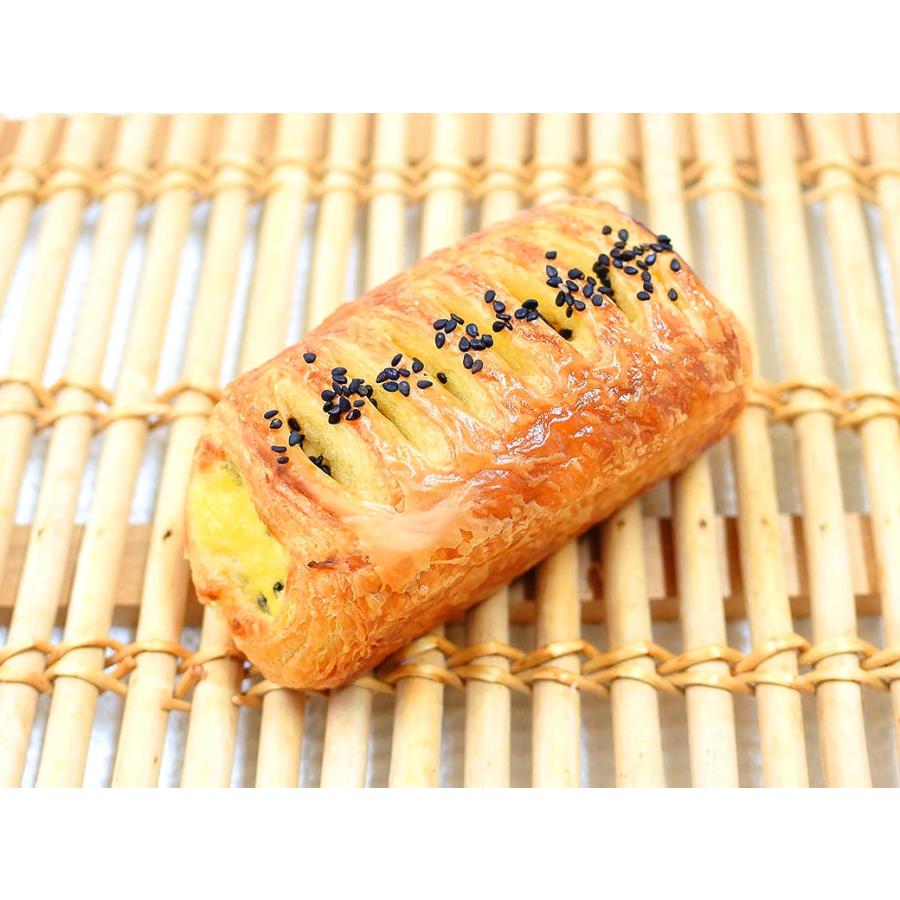 敷島製パン 冷凍生地 紅あずまのカスタードデニッシュ 86g×80個 【パスコ・冷凍パン・敷島パン・さつまいもデニッシュ・発酵必要・業務用】の画像