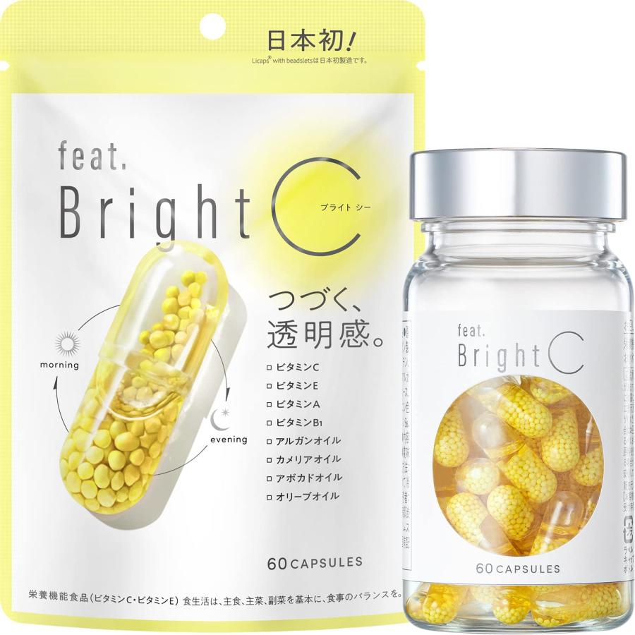 feat. Bright C カプセル 60粒 【栄養機能食品 ビタミンCビタミンE】 (フィート ブライトC)