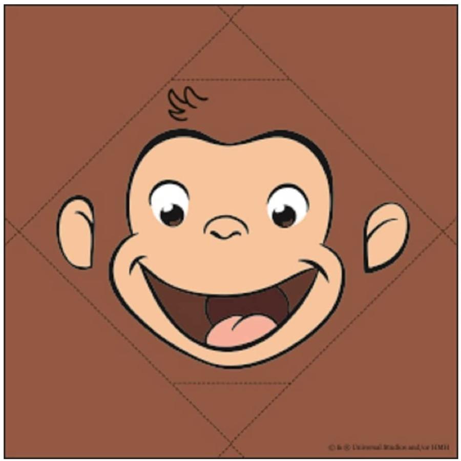 おさるのジョージ こうさくおりがみ＆ちよがみ 学研ステイフル |  | 01