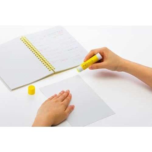 トンボ鉛筆 消えいろピット S ネオンイエロー スティックのり10g