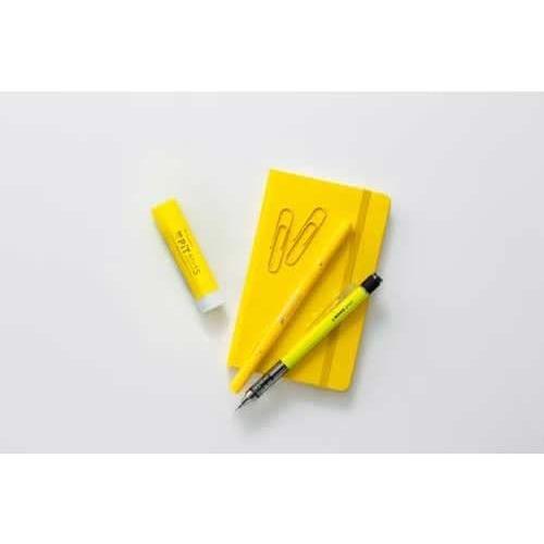 トンボ鉛筆 消えいろピット S ネオンイエロー スティックのり10g