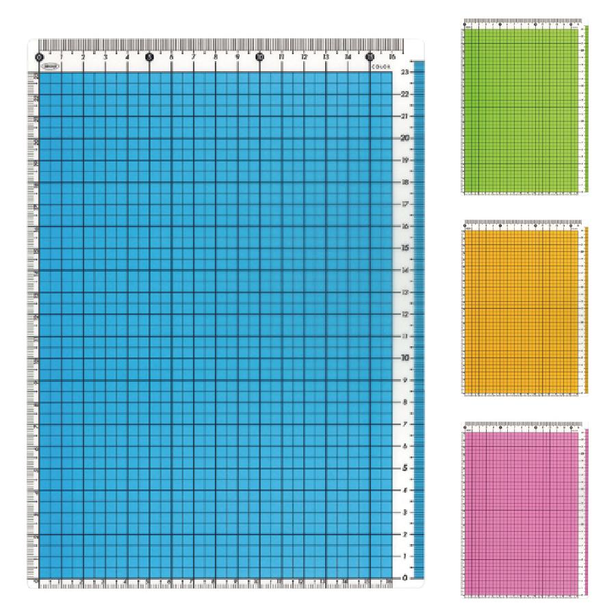 共栄プラスチック カラー方眼下敷き B5 : 文具・雑貨のオルパス