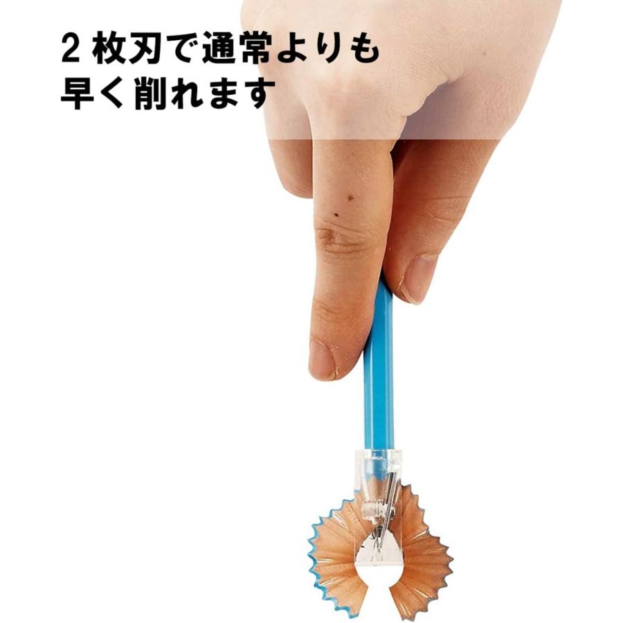 クツワ（KUTSUWA） 2枚刃鉛筆削り 手動式 : 文具・雑貨のオルパス