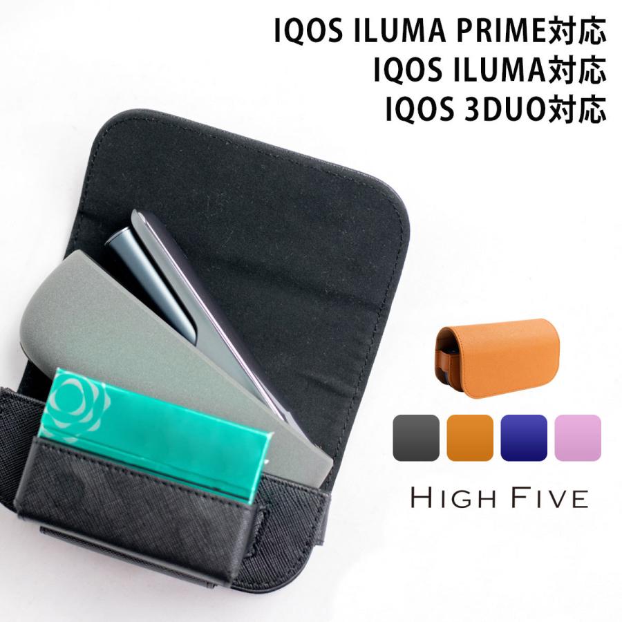 IQOS ILUMA 対応 IQOS ILUMA PRIME IQOS3 DUO 対応 ケース サフィアーノレザー 革 コンパクト 小さい 電子たばこ カバー 本体 タバコ 収納