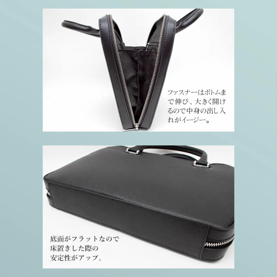 DomTeporna Italy ビジネスバッグ メンズ 革 薄型 ブランド DomTeporna Italy ビジネスバッグ メンズ 革 薄型 ブランド