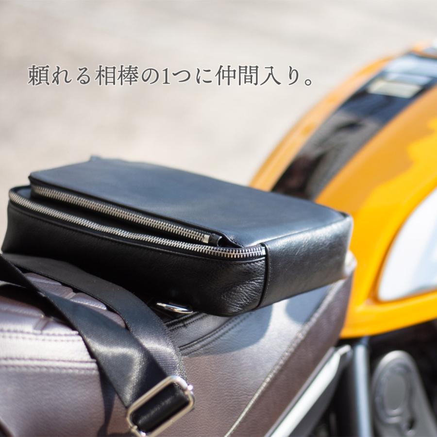 DomTeporna Italy ボディバッグ メンズ レディース 革 本革 ブランド