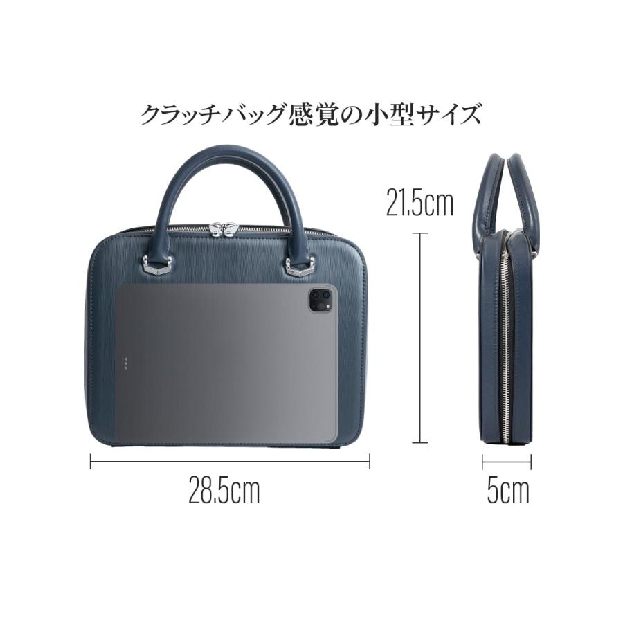 DomTeporna Italy ビジネスバッグ メンズ ブランド 革 ブリーフケース
