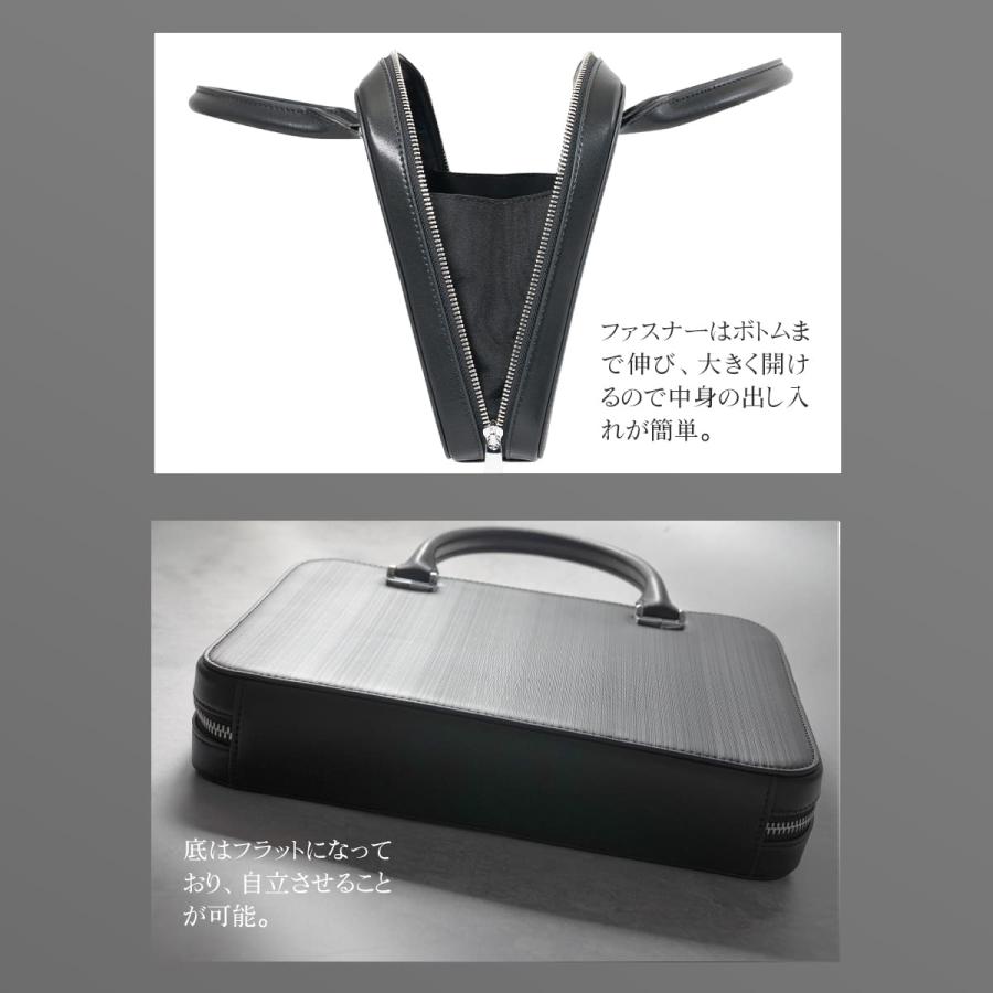 DomTeporna Italy ビジネスバッグ メンズ ブランド 革 ブリーフケース