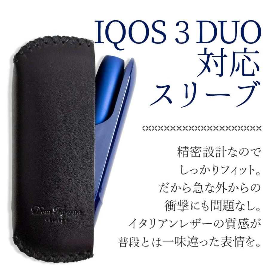 本革 IQOS3 DUO 対応 アイコス3 duo ケース 牛革 イタリアンレザー